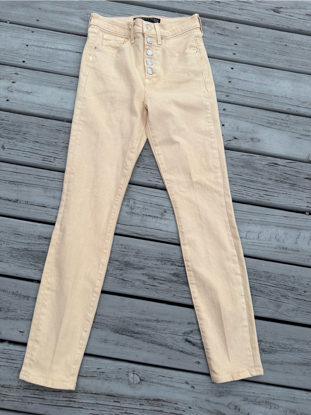 Veronica Beard Maera Skinny High Rise Mustard sz 27/4